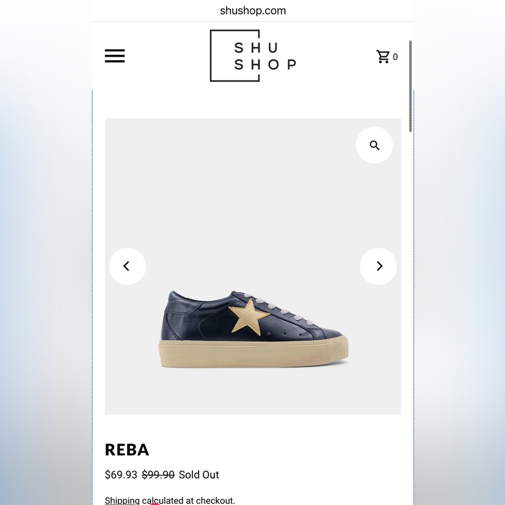 Shushop Reba sneakers (New in box) -size 8